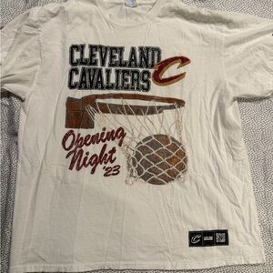 Cleveland Cavaliers Opening Night T-Shirt - Cream
